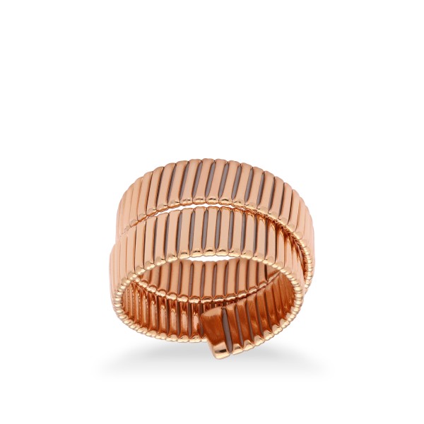 Anell Tubogas Grau Or Rosa – Joieria Grau