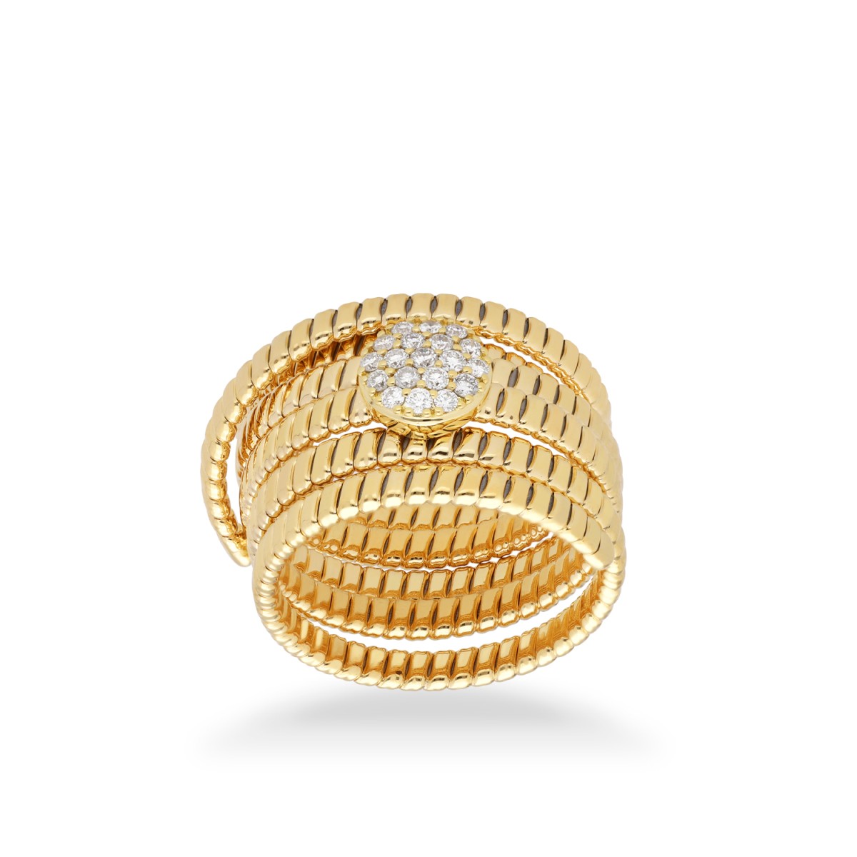 Anillo Tubogas Grau Oro Amarillo – Joyería Grau