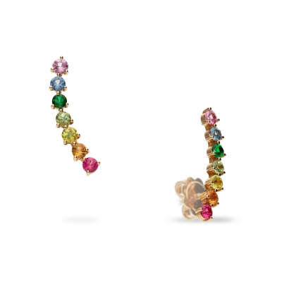 Grau Rainbow climbing earrings
