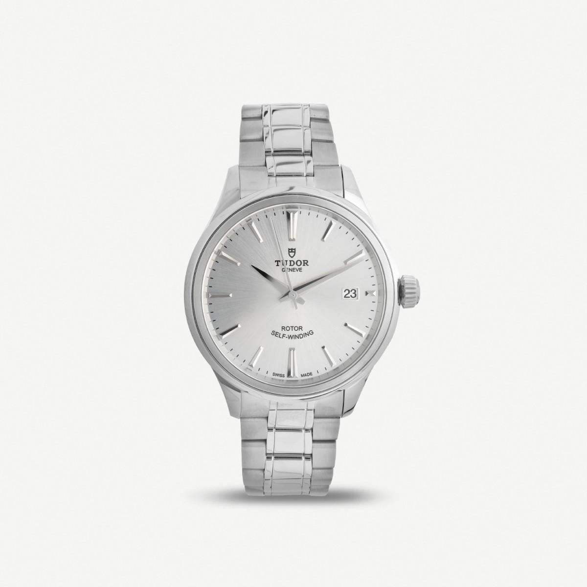 Rellotge Tudor Style 38 mm – Esfera Platejada