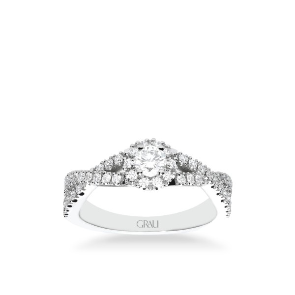 Grau Diamond and Platinum Ring
