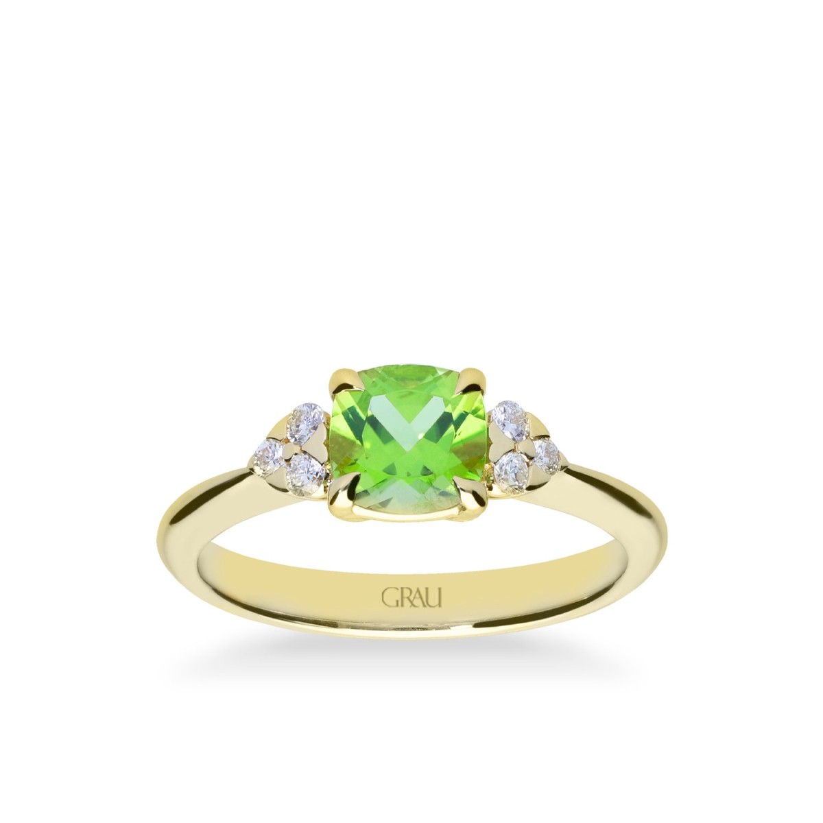 Ring Grau Yellow Gold and Peridot