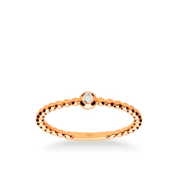 Anillo Fino Grau Bollicine Diamante