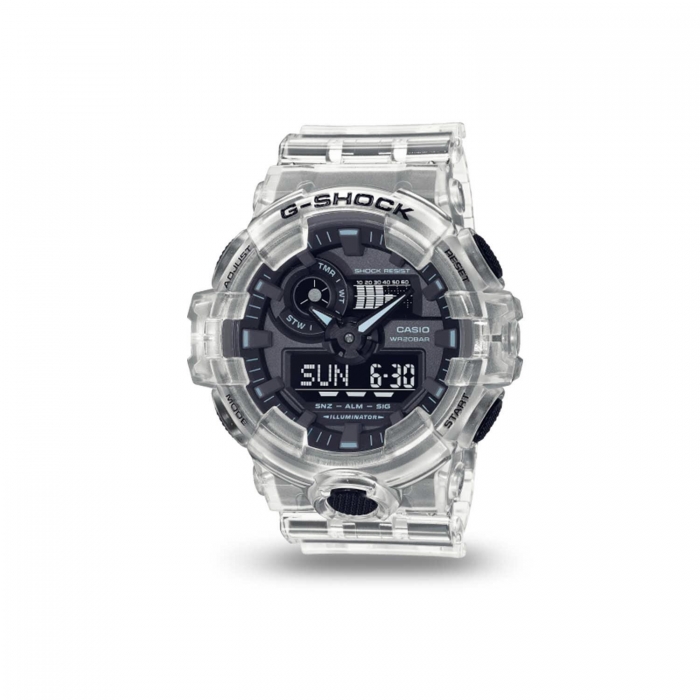 tapa Discriminación sexual roble Reloj Casio G-Shock Transparent White - Joyería Online Grau