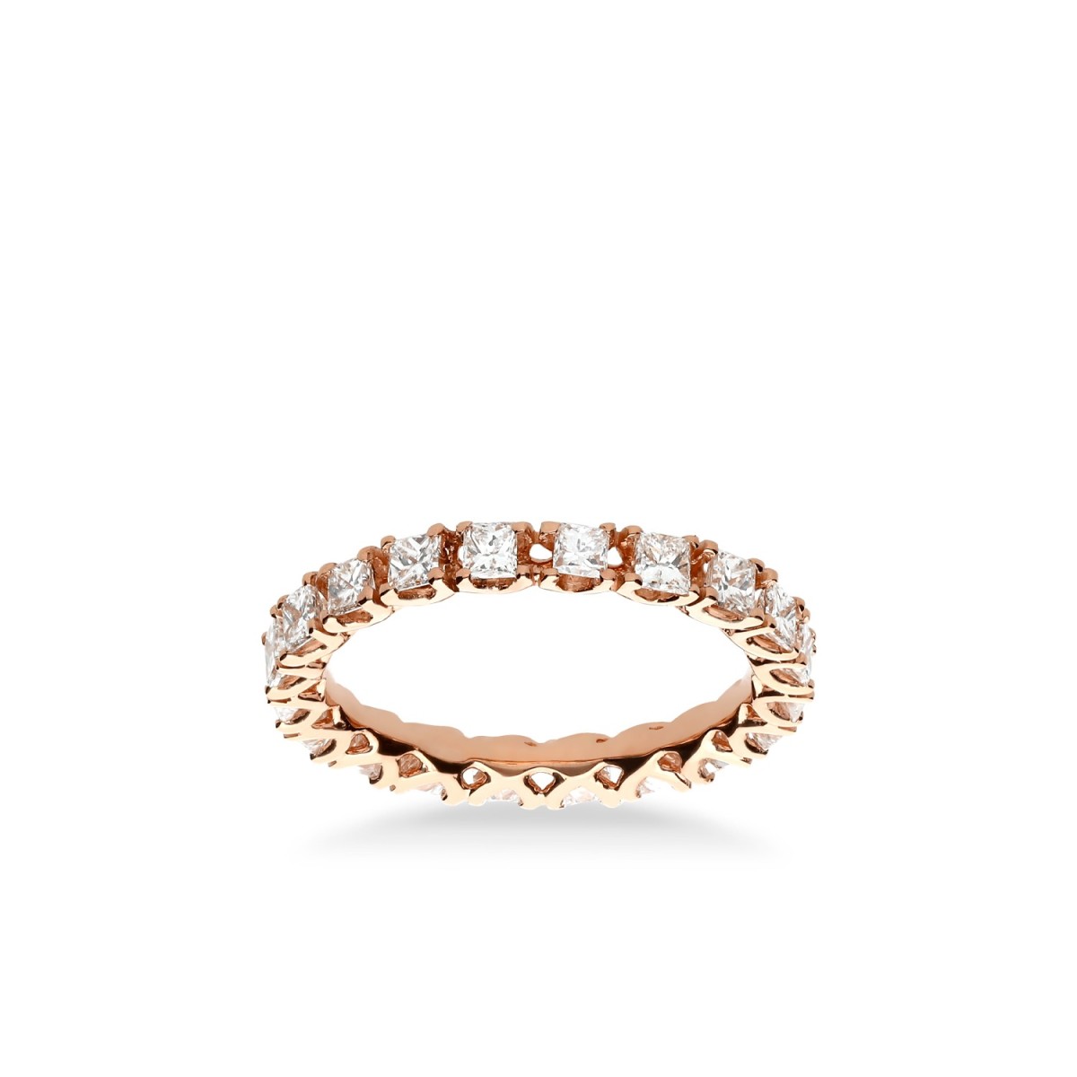 Aliança Grau Or Rosa i Diamants