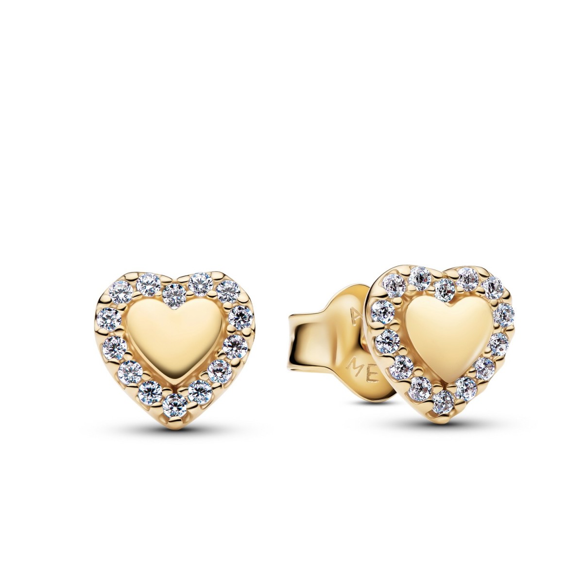 Arracades de Botó Halo Cor