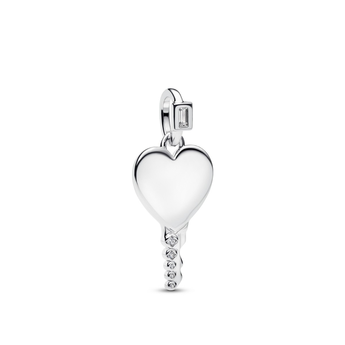 Pandora Engravable Heart Key Tag Pendant