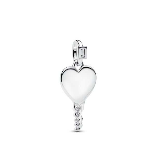 Pandora Engravable Heart Key Tag Pendant