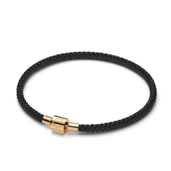 Polsera Cordó Negre Radiant