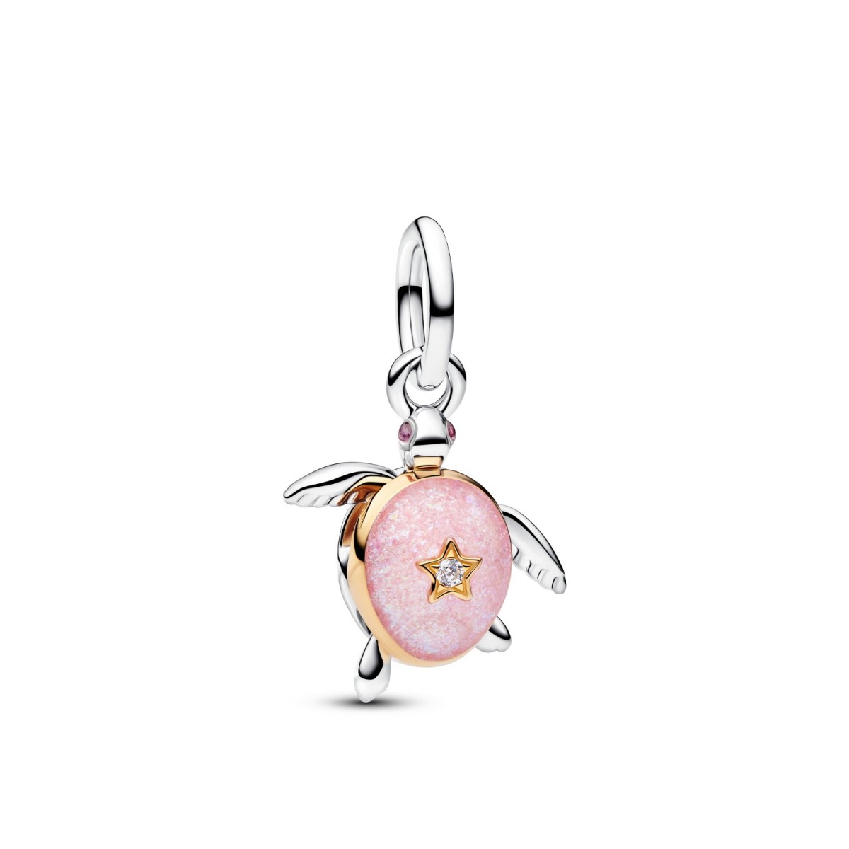 Pink Sea Turtle Charm