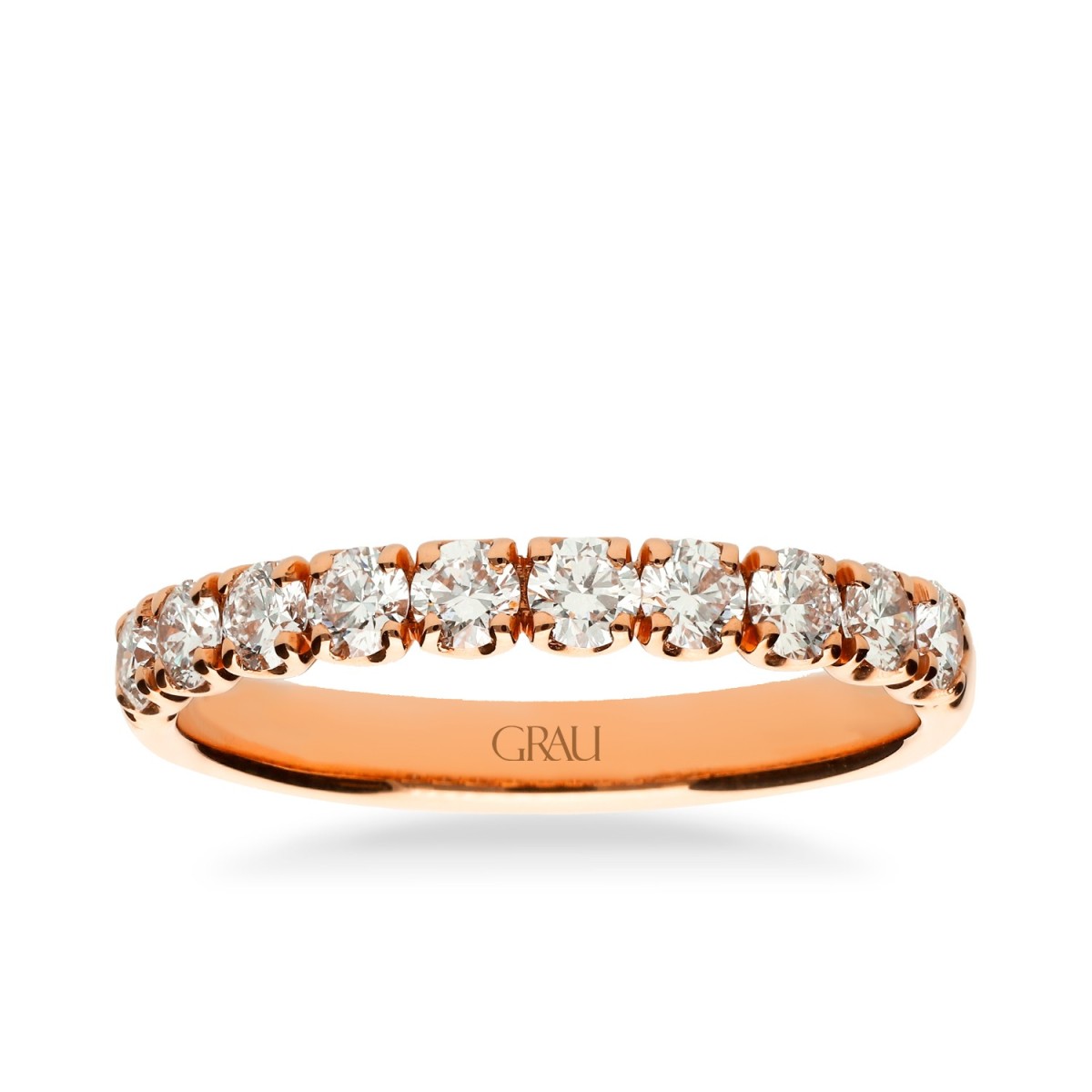 Anillo Grau Oro Rosa y Diamantes