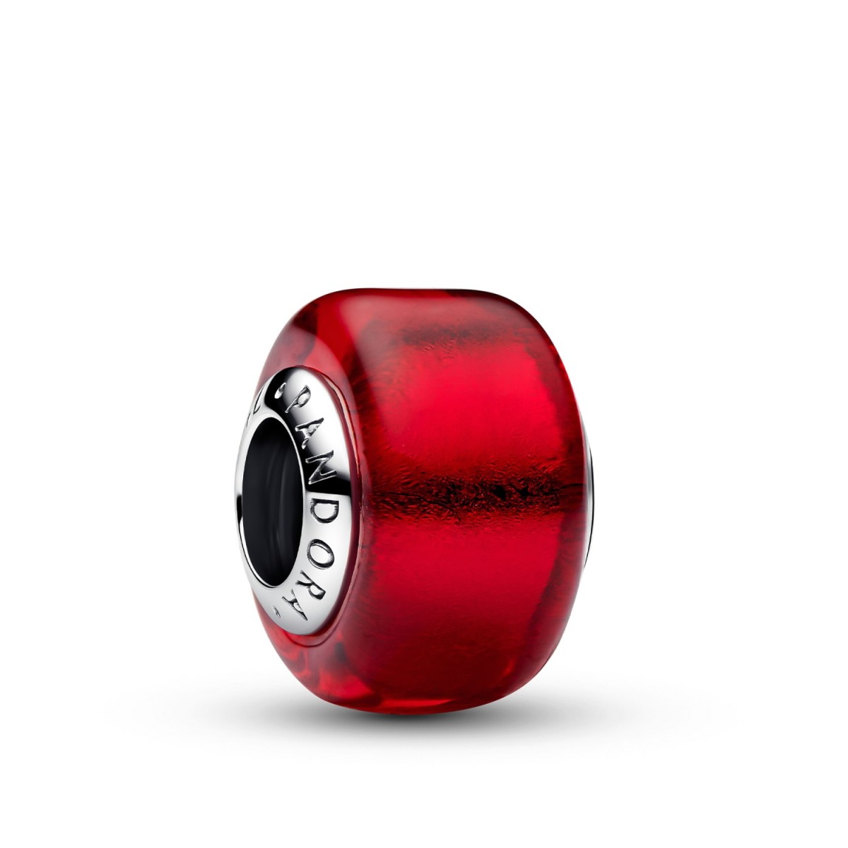 Charm Cristall de Murano Vermell