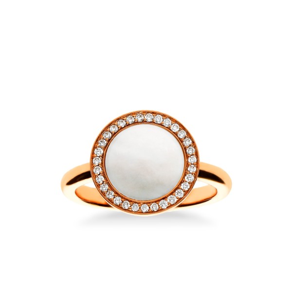 Ring Halo Grand Madreperla