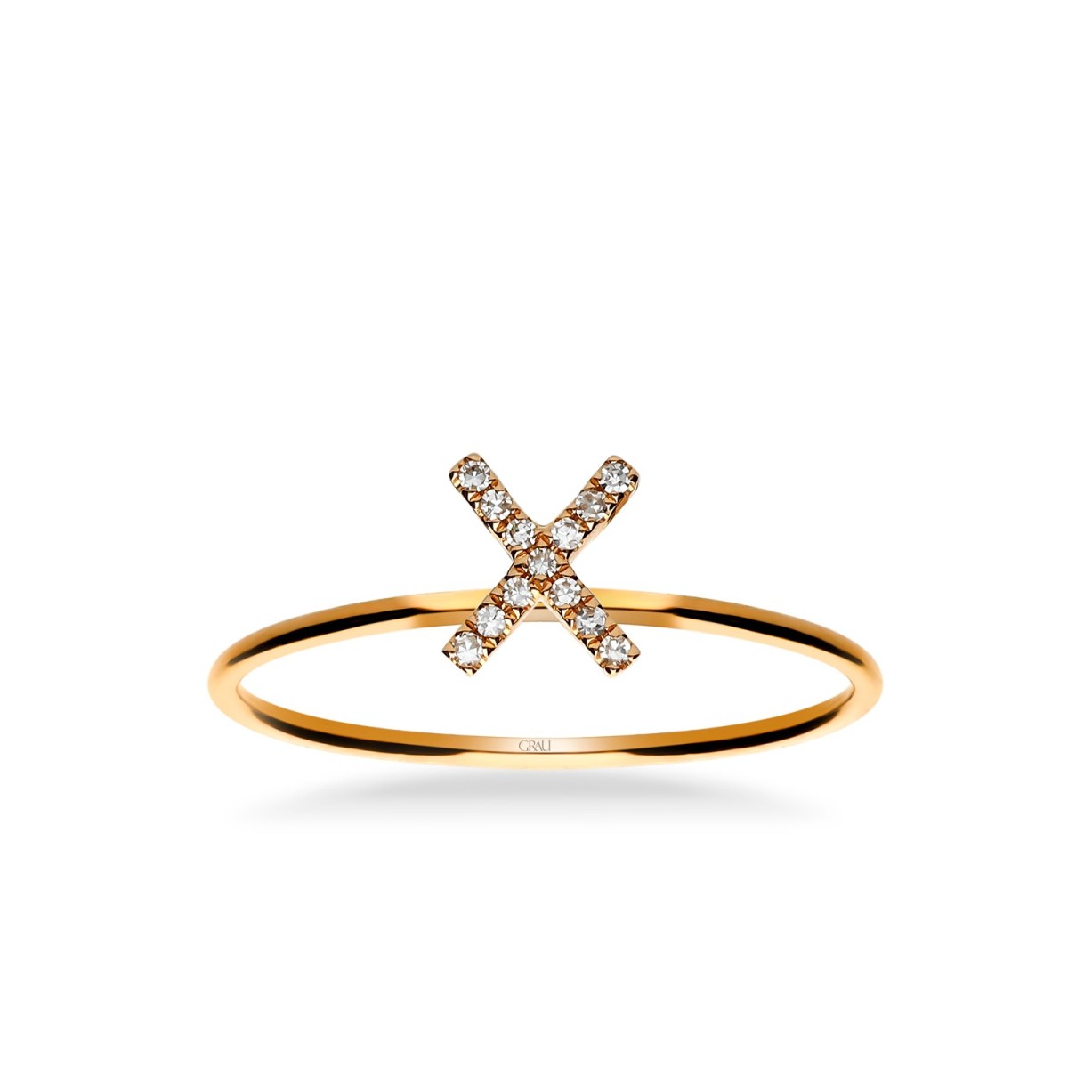 Grau Tiny Charms X Ring