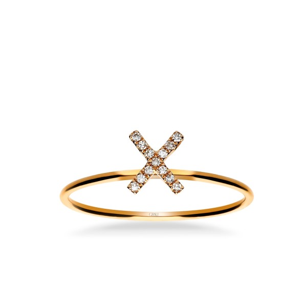 Grau Tiny Charms X Ring
