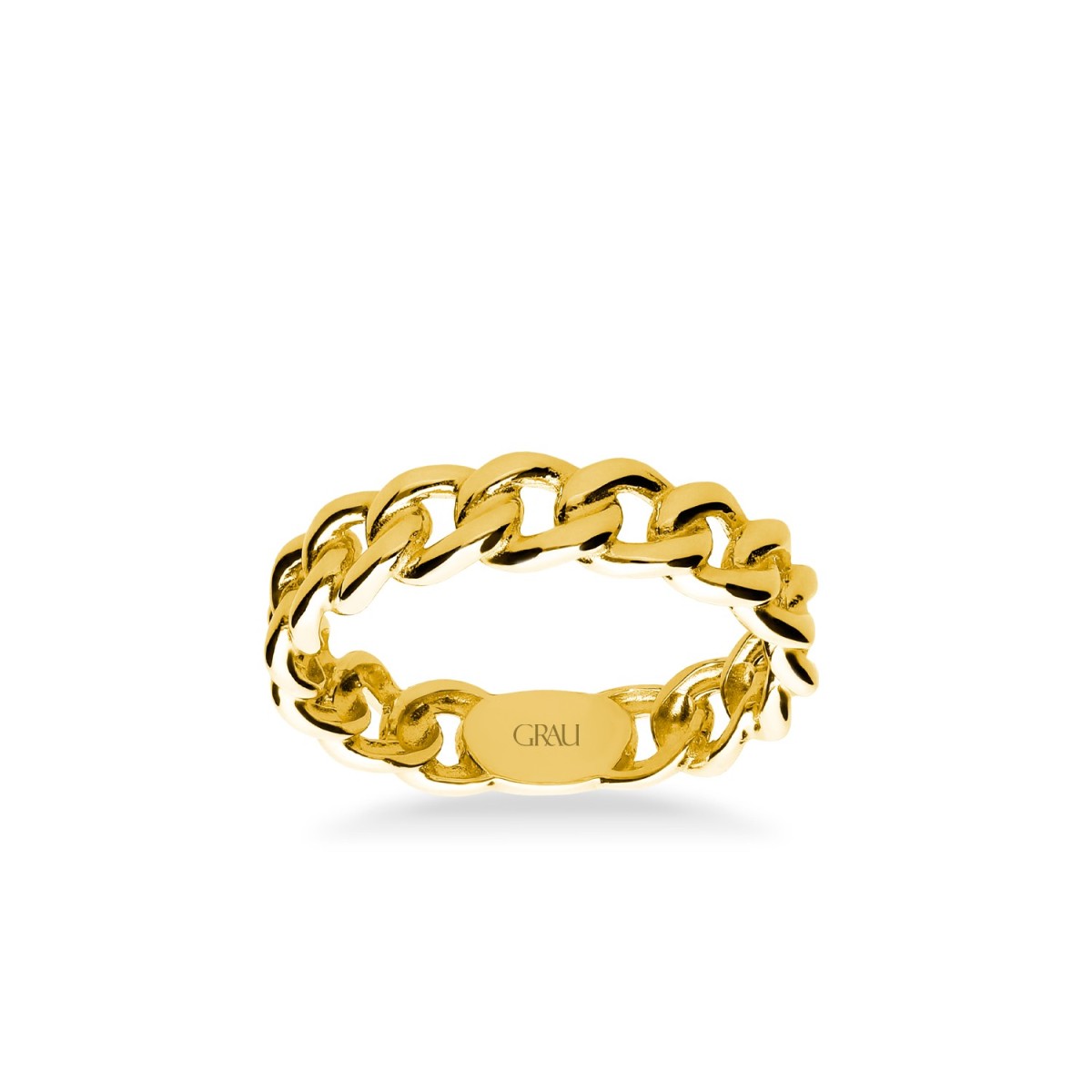 GRAU Rose Gold Chain Ring