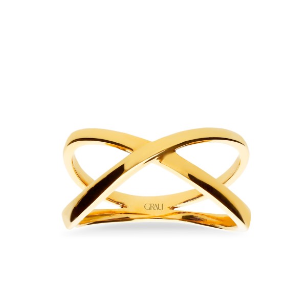 GRAU Cross Yellow Gold Ring