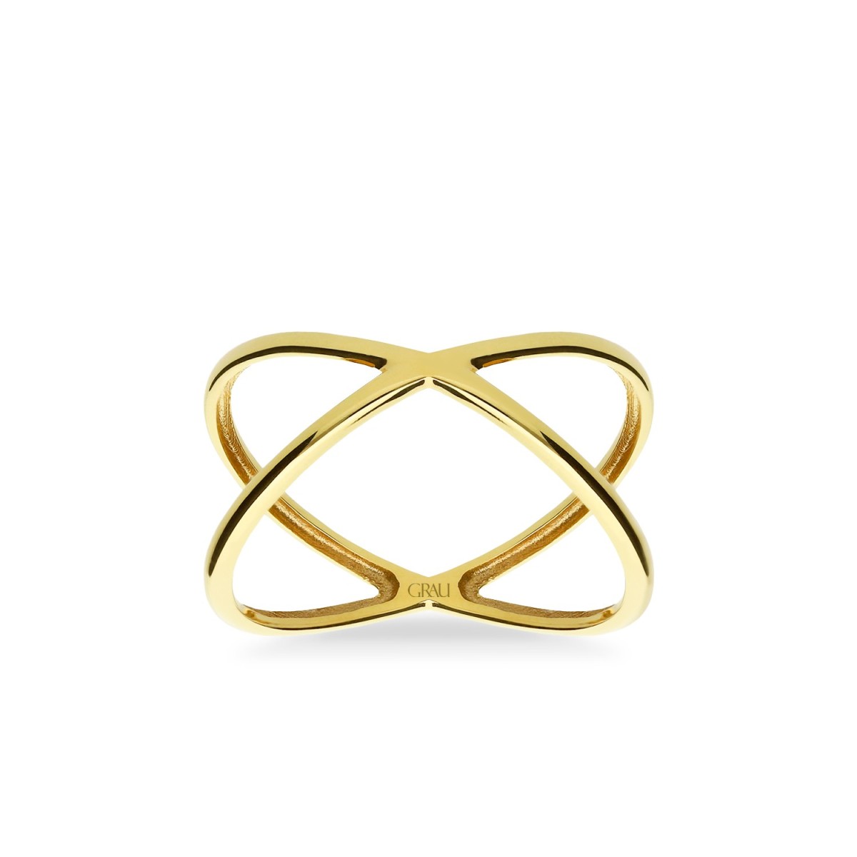 GRAU Cross Yellow Gold Ring