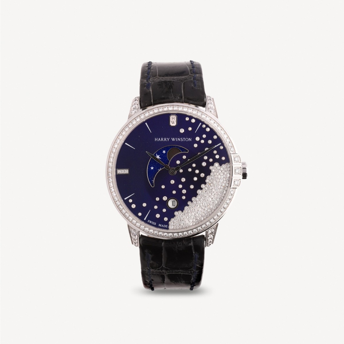 Harry Winston Midnight Diamond Drops 39 mm