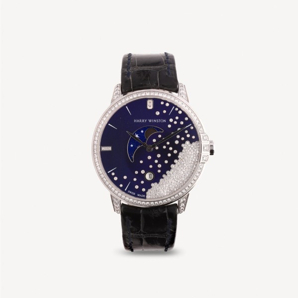 Harry Winston Midnight Diamond Drops 39 mm