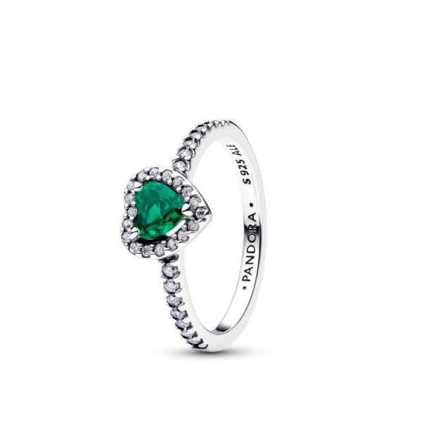 Anillo Corazón Verde Pandora