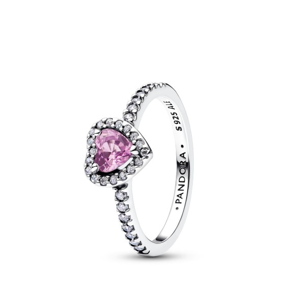 Anillo Corazón Lila Pandora