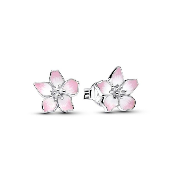 CHERRY BLOSSOM STERLING SILVER STUD EARR