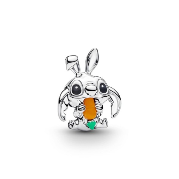 DISNEY STITCH STERLING SILVER CHARM WITH
