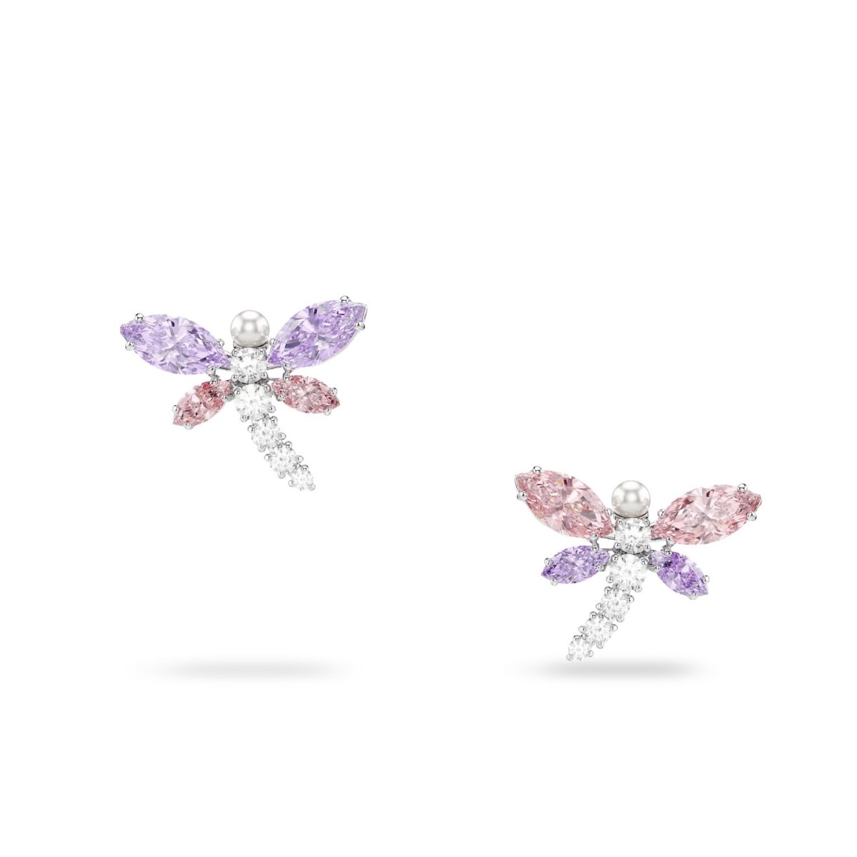 Multicolor Dragonfly Stud Earrings Ariana Grande x Swarovski