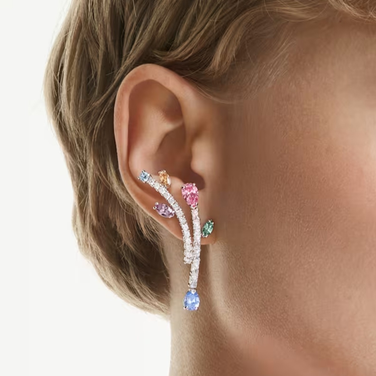 Arracades penjants Ariana Grande x Swarovski multicolor | Joieria Grau Online