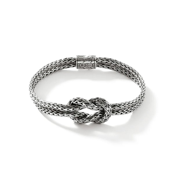 Pulsera John Hardy Love Knot de Plata de Ley 7mm