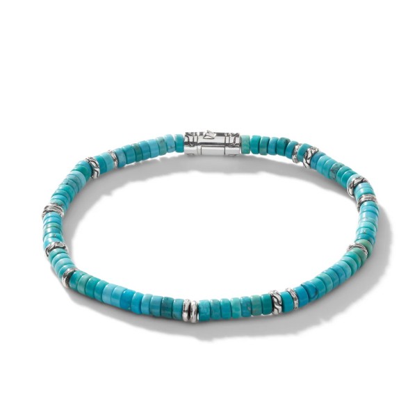 Pulsera John Hardy Heishi de Turquesa