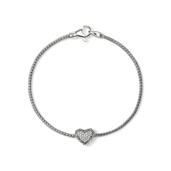 John Hardy Essential Heart Diamond Bracelet