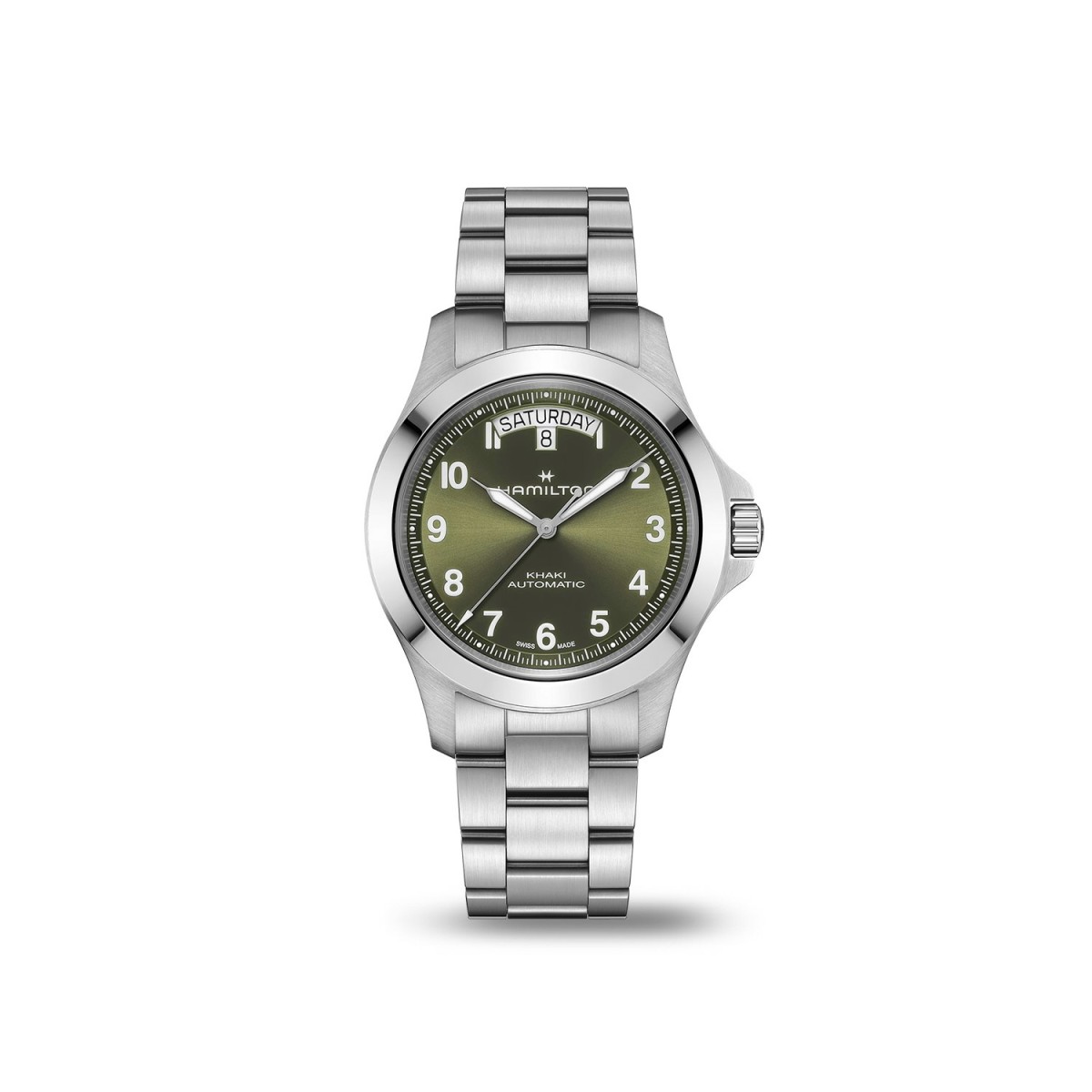 Hamilton Khaki King Day-Date Esfera Verda
