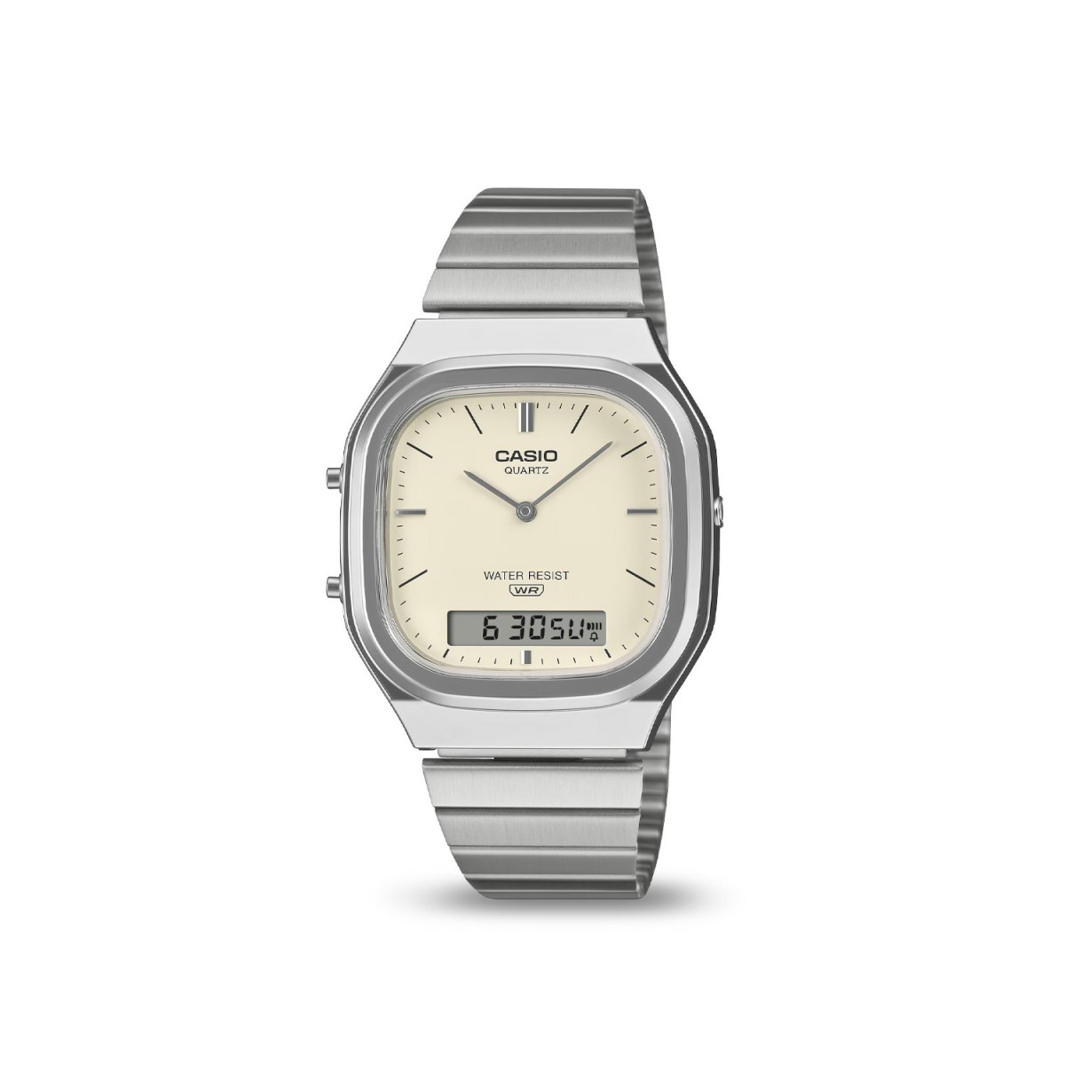 Casio Vintage esfera blanc mat