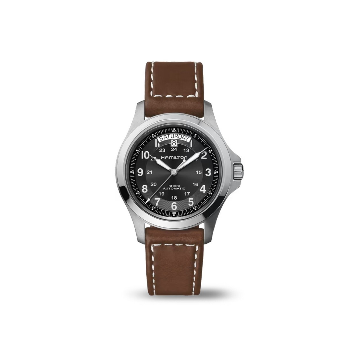 Hamilton Khaki Field King Auto Esfera Negre