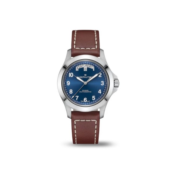 Hamilton Khaki Field King Day-Date Esfera Blava