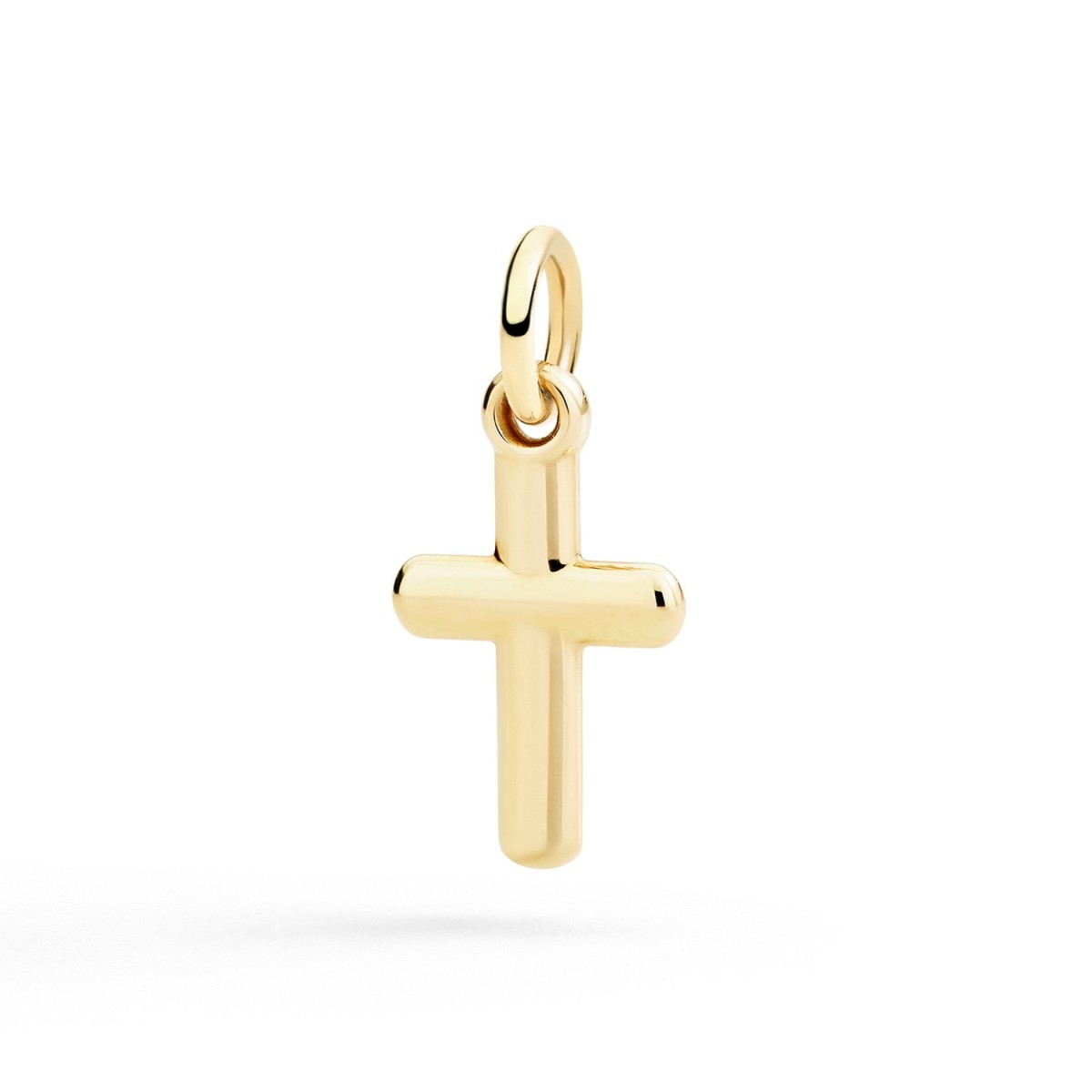 DoDo Cross Charm in Yellow Gold