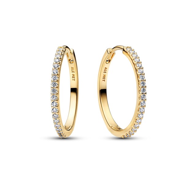 Pendientes de Aro Brillantes