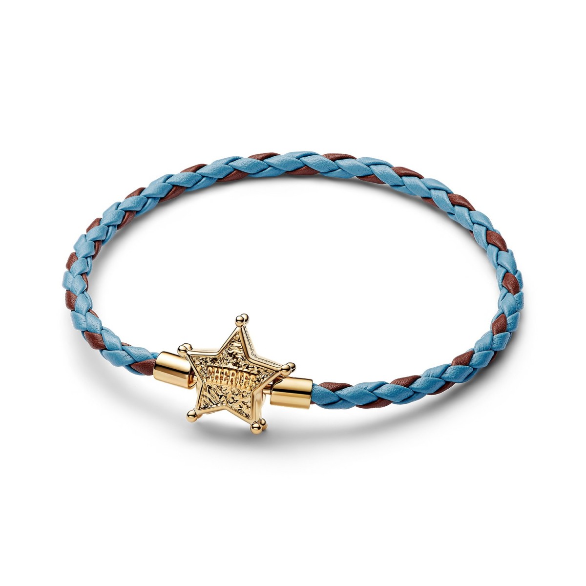 Pulsera de Cuero Estrella Sheriff de Toy Story