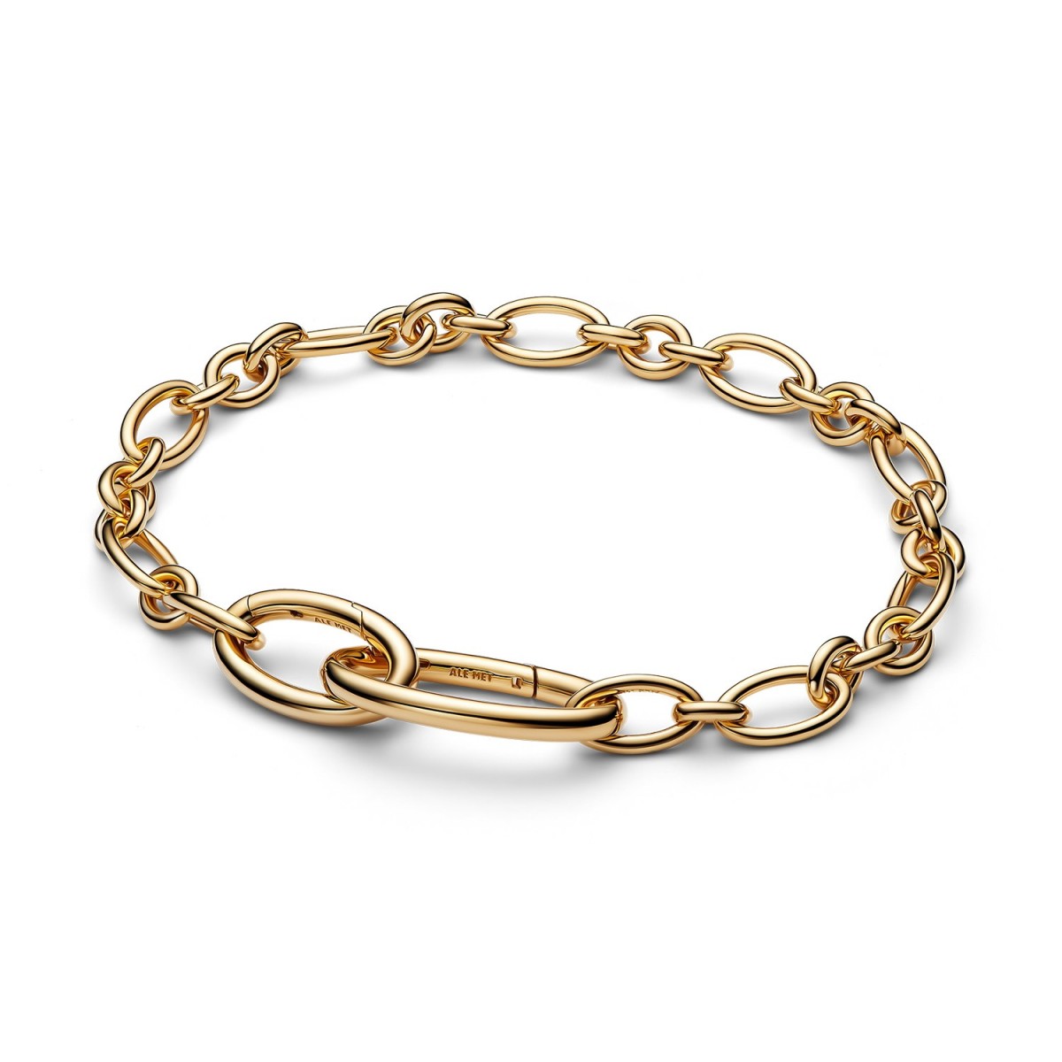 Pulsera de Cadena de Eslabones Ovalados