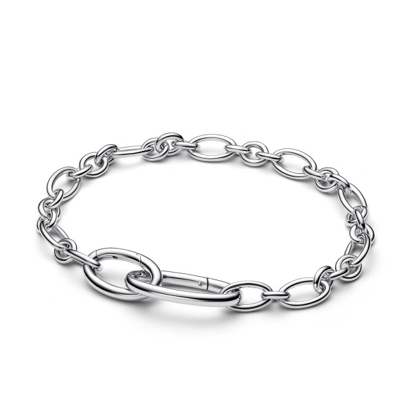 Pulsera de Cadena de Eslabones Ovalados