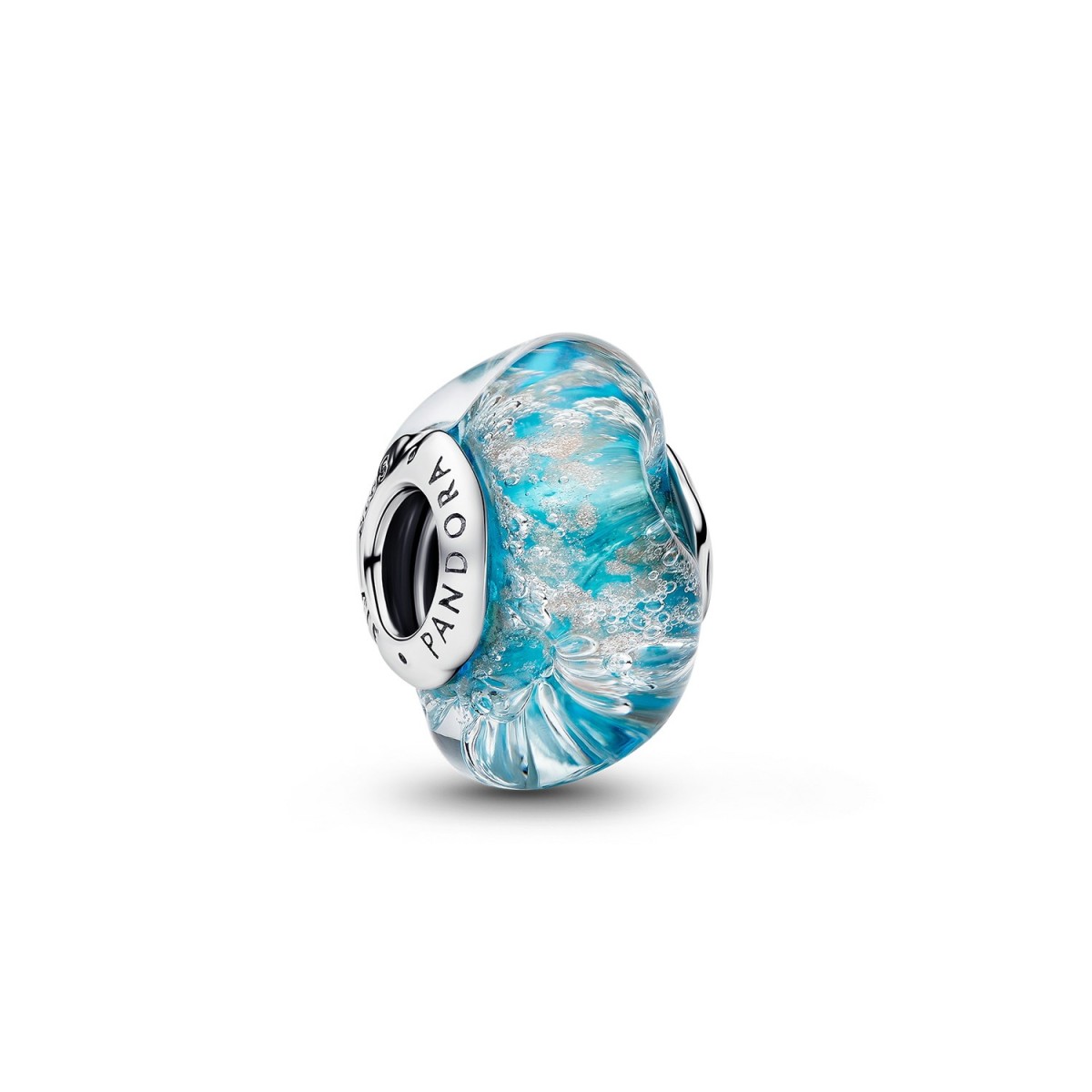 Charm Cristal de Murano Turquesa