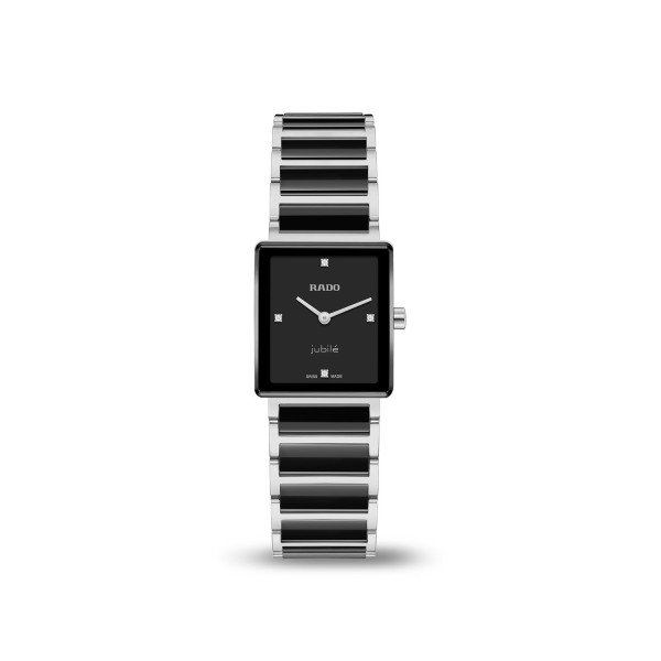 Rado Integral Diamonds Black Dial 23mm