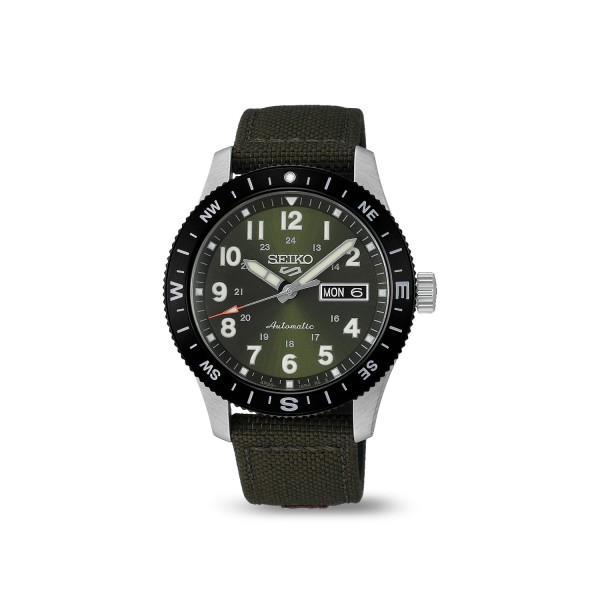 Seiko 5 Sports Field Khaki Green Dial 41mm
