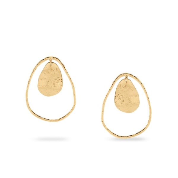 Pendientes largos pétalo Calma Agatha