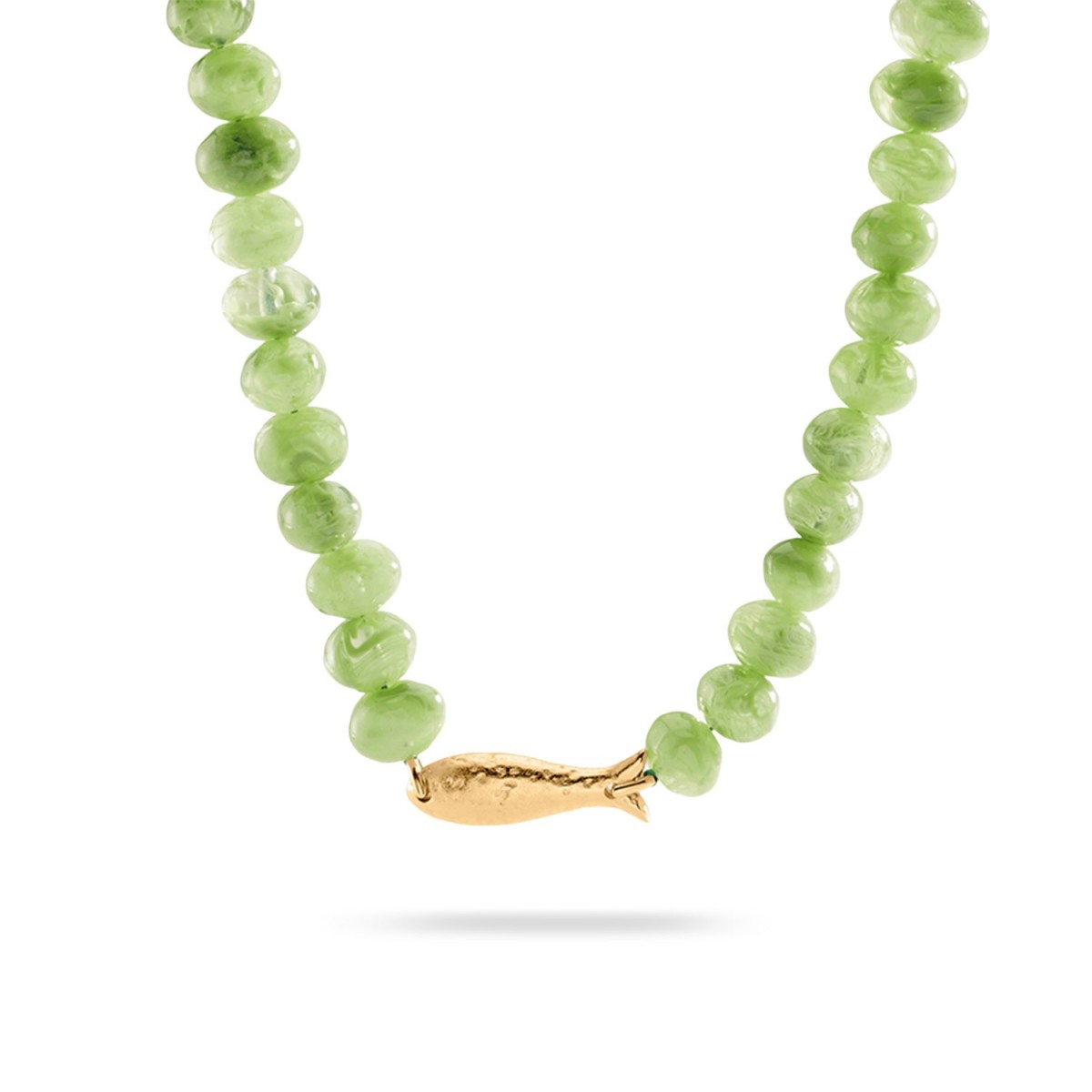 Collar corto verde Calma Agatha