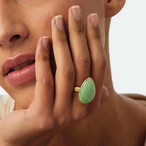 Anillo Calma verde Agatha