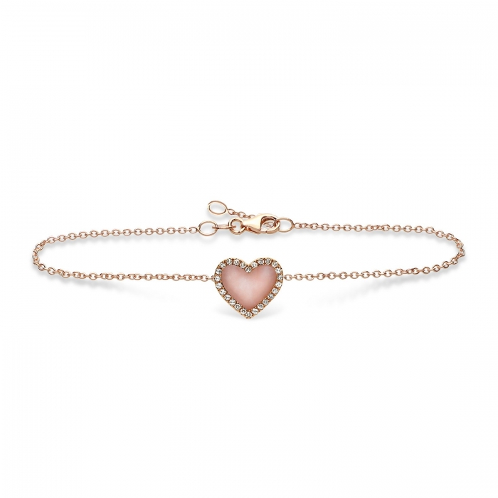 Grau Pink Opal Bracelet