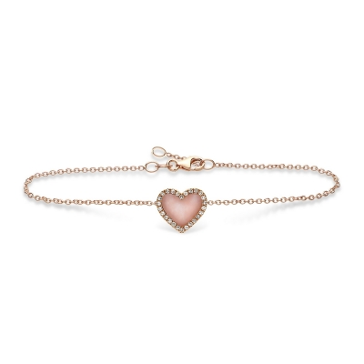 Grau Pink Opal Bracelet